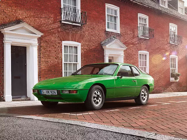 Green Porsche